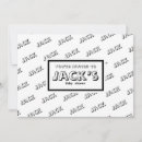 Search for black jack invitations Black and white