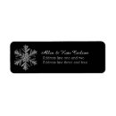 Search for frosted return address labels Ice