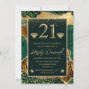 Search for animal print birthday invitations Gold