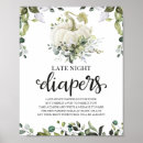 Search for baby shower diaper thoughts sign posters Gender neutral