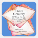 Search for info stickers Address