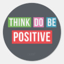Search for think positive stickers Success