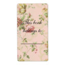 Search for vintage name plate bookplates Flowers