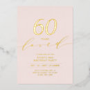 Search for womens 60th birthday invitations Pink