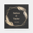 Search for feather napkins Black