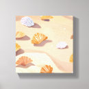 Search for seashells canvas prints Watercolor
