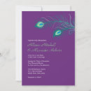 Search for elegant peacock wedding invitations Classic