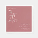 Search for dusty pink napkins Rehearsal dinner