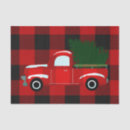 Search for red truck tissue paper Winter