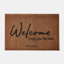 Search for kids doormats Welcome