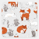 Search for fox pattern stickers Illustration