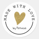 Search for love glitter stickers Simple