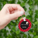 Search for cute ladybug key rings Polka dot