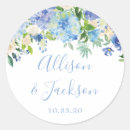 Search for rustic hydrangea stickers Blue flowers