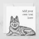 Search for siberian invitations Husky