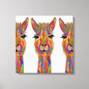 Search for cute llama canvas prints Alpaca