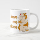 Search for leave me alone mugs Cat