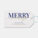 Search for navy blue gift tags Modern