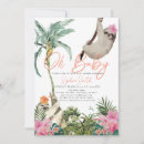 Search for sloth baby shower invitations Tropical