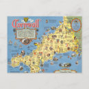 Search for unique postcards England map