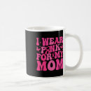 Search for breast cancer support mugs Survivor