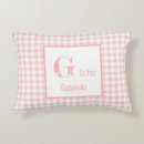 Search for pink gingham cushions For kids