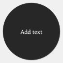 Search for solid white stickers Black