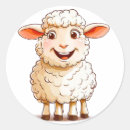 Search for funny farm stickers Lamb