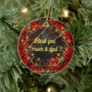 Search for thank you mom christmas tree decorations Floral