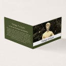 Search for statue business cards Vintage