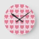 Search for pink heart clocks Trendy