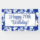 Search for 70th birthday banner banners Feminine