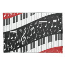 Search for musical notes pillowcases White