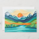 Search for mountain sunset invitations Landscape