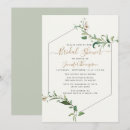 Search for minimal bridal shower invitations Greenery