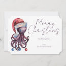 Search for octopus christmas cards Nautical
