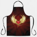Search for hearts romance aprons Gold