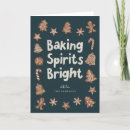 Search for baking spirits bright christmas cards Green