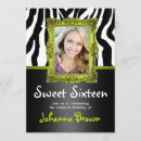 Search for lime green zebra invitations Sweet