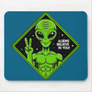 Search for aliens mouse mats Space