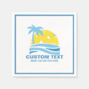Search for palm tree napkins Tropical palm trees