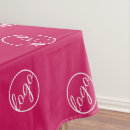Search for hot pink tablecloths Pattern