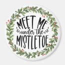 Search for mistletoe magnets Watercolor