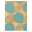 Search for teal and orange tablecloths Retro