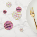 Search for volleyball confetti Cute