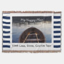 Search for lake house blankets Boat