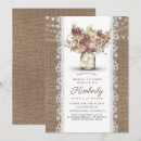 Search for burlap lace bridal shower invitations Vintage