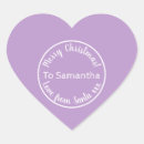 Search for heart shape seals stickers Purple