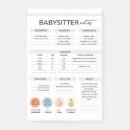 Search for babysitter notes Care