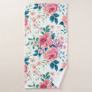 Search for pink rose bath towels Girly